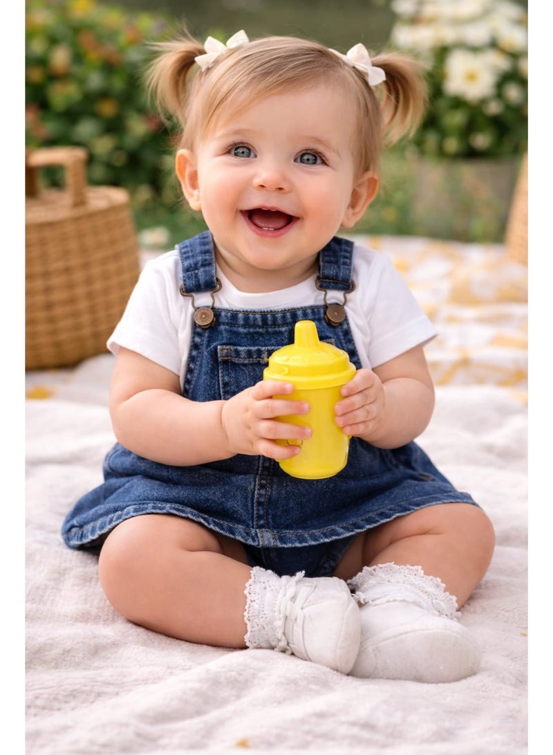 SUNSTAR Cute Denim Overall Dress Set for Baby Girls - Image 2