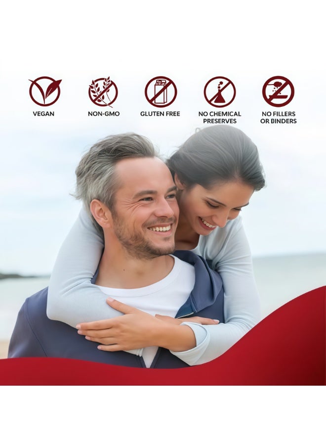 بريميم كبسولات نباتية Premium Berberine+ 1200 مجم (120 قطعة) - معززة بقرفة سيلون وكرز Ciglian النقي | دعم تغذية يومي طبيعي، غير معدل وراثيًا، نباتي وخالي من الجلوتين - Image 4