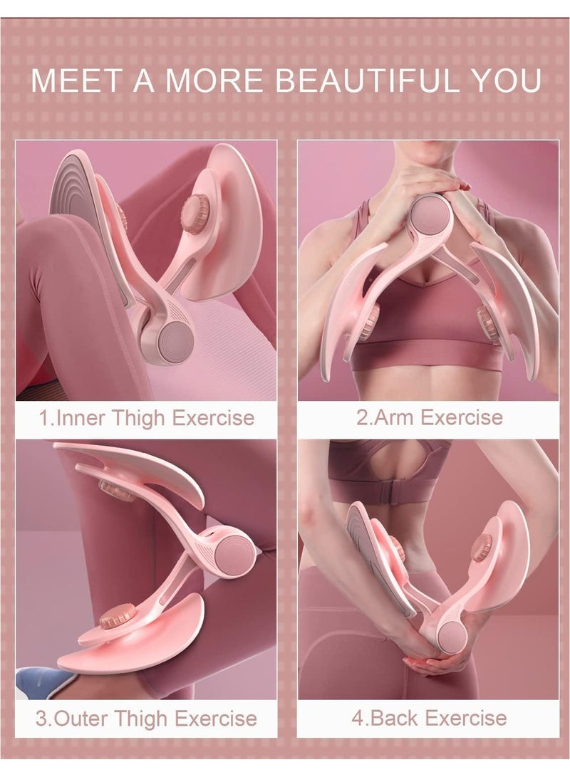 INFLUX Thigh Master, Inner Thigh Workout Exerciser Toner, Hip &Pelvic Floor Strengthening Device for Women, Trainer for Women Postpartum Rehabilitation Workout Equipment for Home Gym Yoga Sport Weight Loss - Image 4