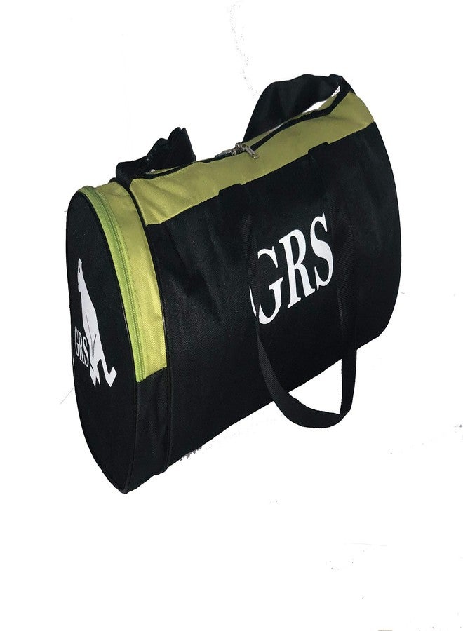 Grès GRS Gym Duffel Bag for Men & Women (Two Compartment & ONE Side Pocket-Green & Black GG3_PJ) - Image 1