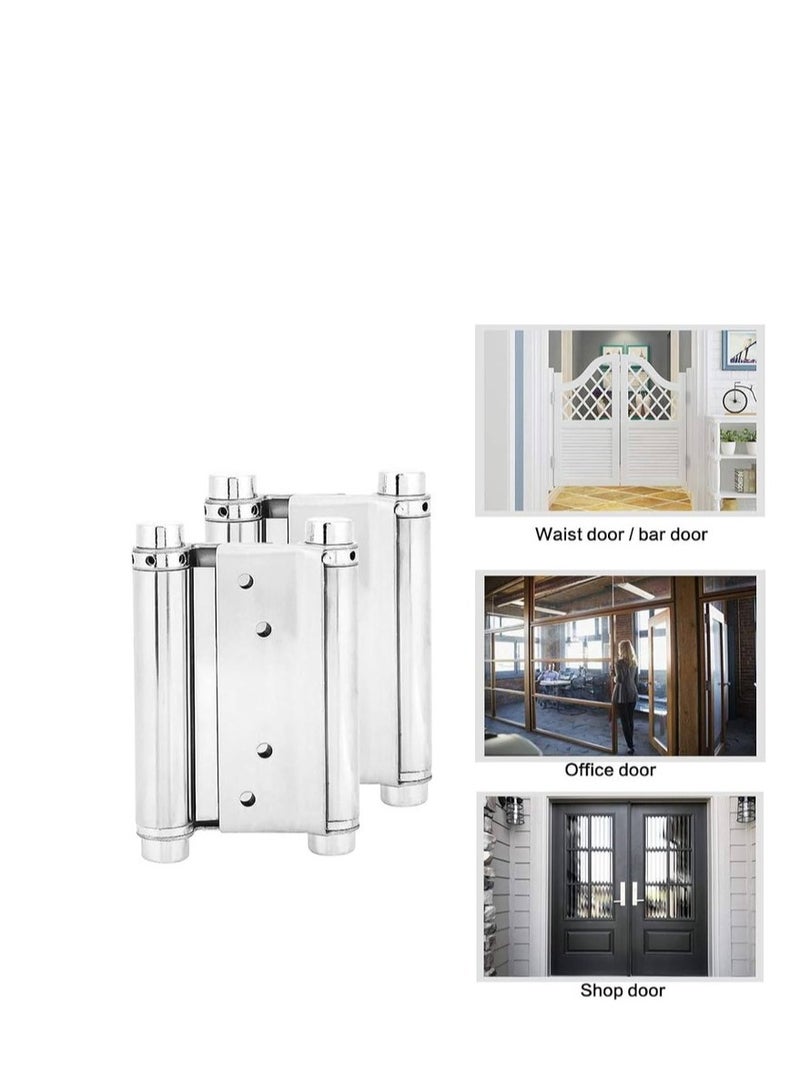 KNP KNP Double Action Spring 4 inch Door Hinge is a high quality hinge designed for doors that require self closing functionality in both directions.  - Image 3