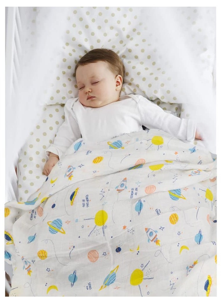 Mr. Penda - 3 Pack Baby Swaddle Blanket Newborn Baby Swaddle Blanket Wrap Large Premium Knit Baby Burp Cloth Muslin Baby Blankets for Girls and Boys 120x110cm - Image 1