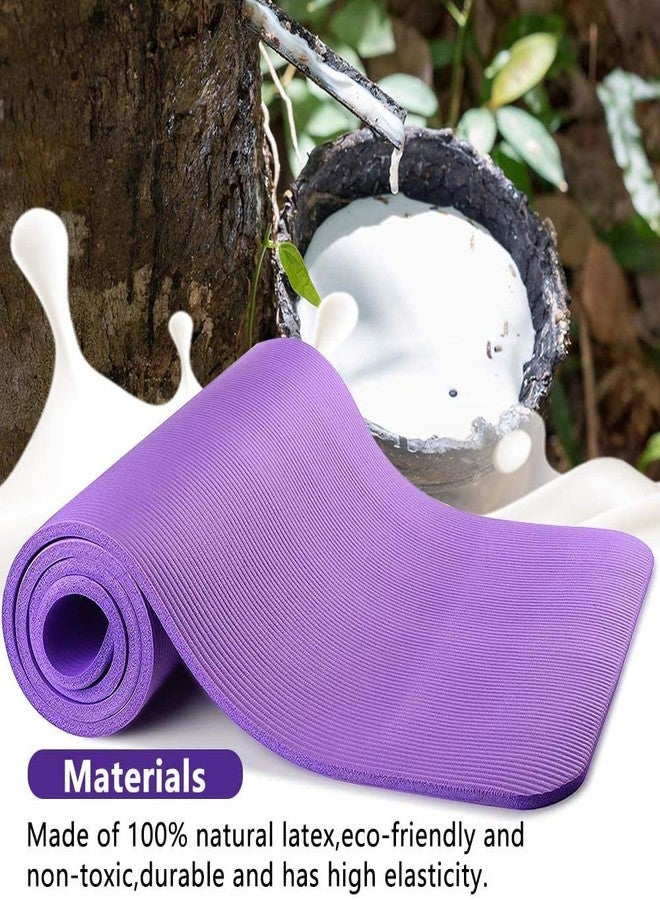 CRAFTSFY® Premium Yoga Mat for Men & Women | Best Yoga Mat for Home Workout | Extra Thick, Non-Slip, Eco-Friendly Exercise & Fitness Mat with Carrying Strap & Bag | Lightweight & Durable - Image 2