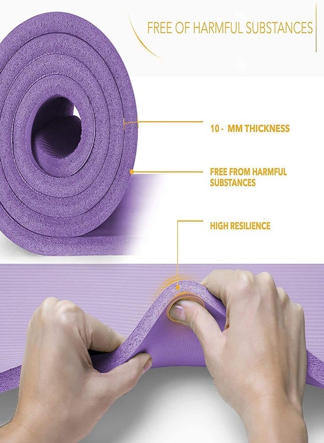 CRAFTSFY® Premium Yoga Mat for Men & Women | Best Yoga Mat for Home Workout | Extra Thick, Non-Slip, Eco-Friendly Exercise & Fitness Mat with Carrying Strap & Bag | Lightweight & Durable - Image 3