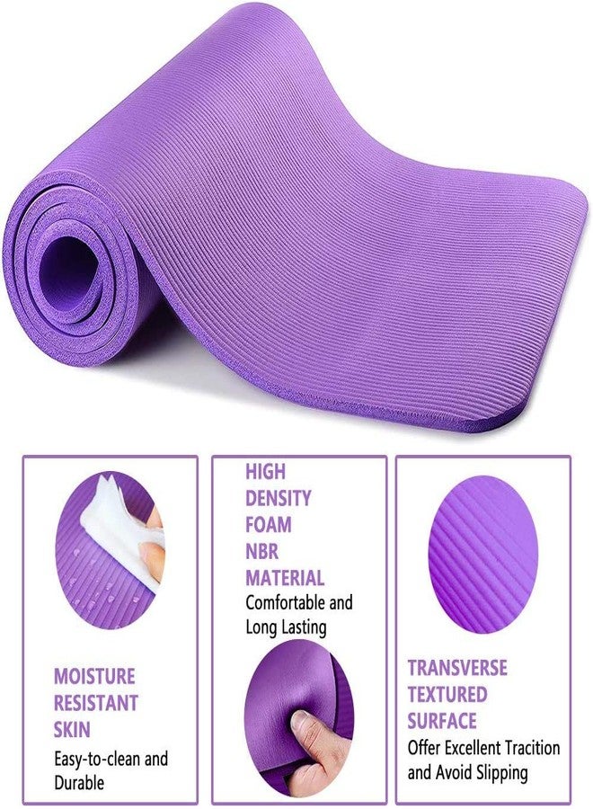 CRAFTSFY® Premium Yoga Mat for Men & Women | Best Yoga Mat for Home Workout | Extra Thick, Non-Slip, Eco-Friendly Exercise & Fitness Mat with Carrying Strap & Bag | Lightweight & Durable - Image 4
