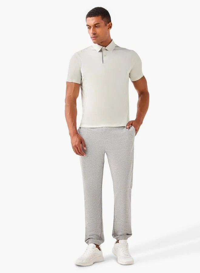 Splash Active  Panelled Polo T-shirt for Men | Best Price UAE