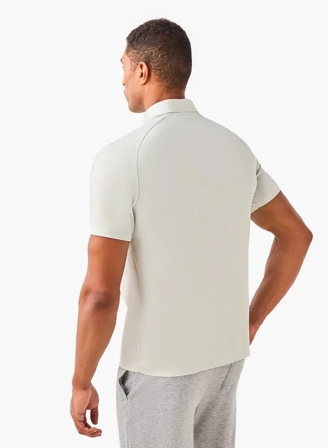 Splash Active  Panelled Polo T-shirt for Men | Best Price UAE