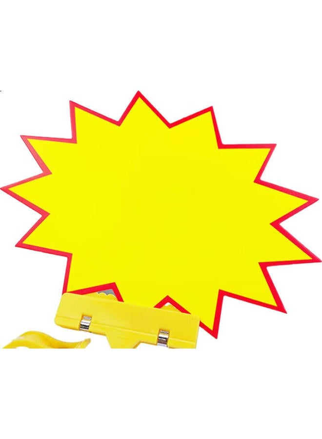 Jiamo, Explosion Sticker Price Tag, Shocking Price Display Sign, Special Price Label, Promotional Label, Bestseller Price Sign, Product Supermarket Store Celebration Sale Sign, Mixed Paper, One Hundred Sheets With Pen Included - Image 2
