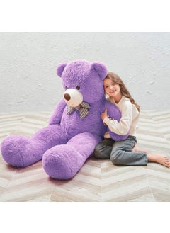 SOLE Special for Lovers - 140 Cm Giant Size Cute Plush Big Bear with Bow Tie - 100% Local, Plush Teddy Bear  - Image 2