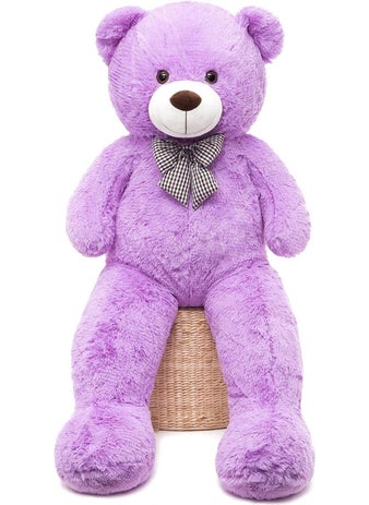SOLE Special for Lovers - 140 Cm Giant Size Cute Plush Big Bear with Bow Tie - 100% Local, Plush Teddy Bear  - Image 4