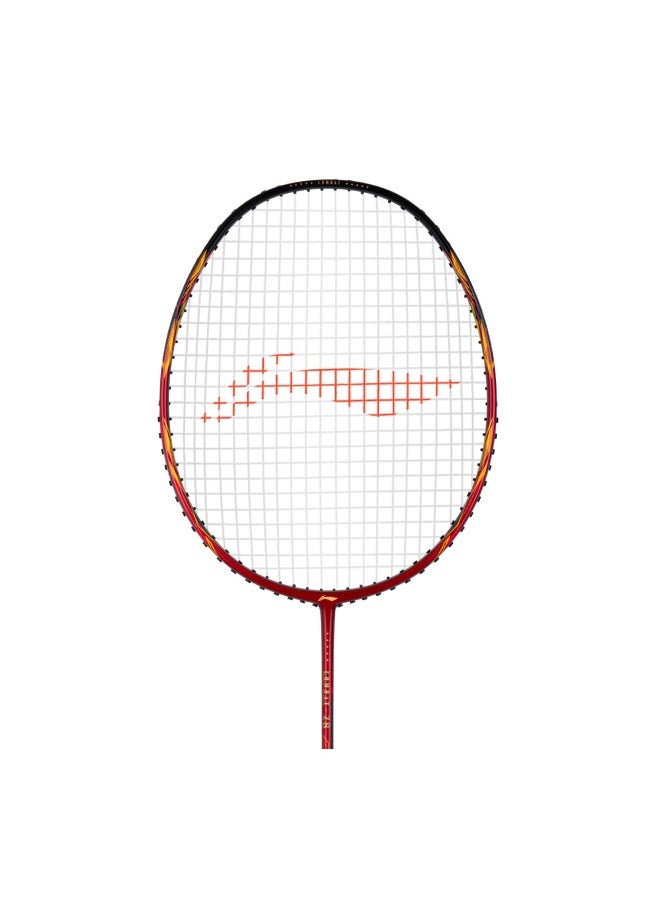Combat Z8 80g Badminton Racket – Ultra-Light Frame with Head-Light Balance (Red/Black/Gold)