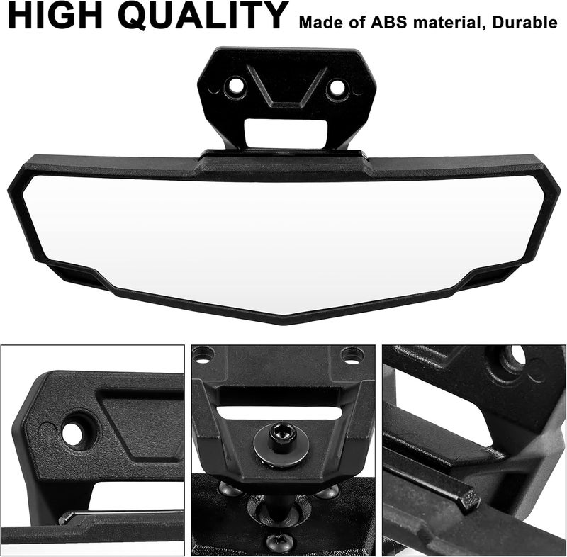 KATIMOTO Premium Convex Rear View Mirror for Polaris RZR - Image 3