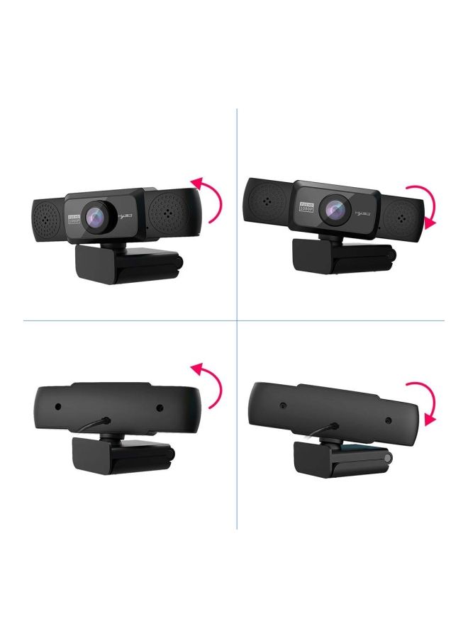 NIBEMINENT Full HD Webcam Black - Image 2