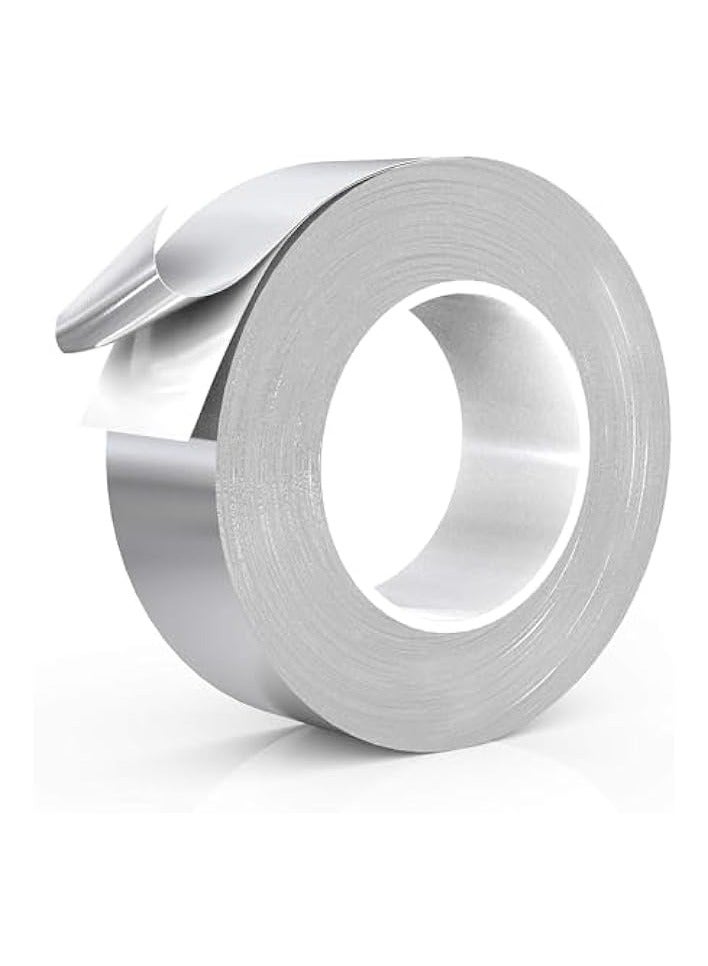 erorex Aluminum Foil Tape-2inch x 65 Feet Heavy Duty Metal Tape,Waterproof Insulation Duct Tape,For Pipe Rupture/Window Seal/RV Awning/Roof Leak/Boat Sealing/AC Repairs  - Image 1