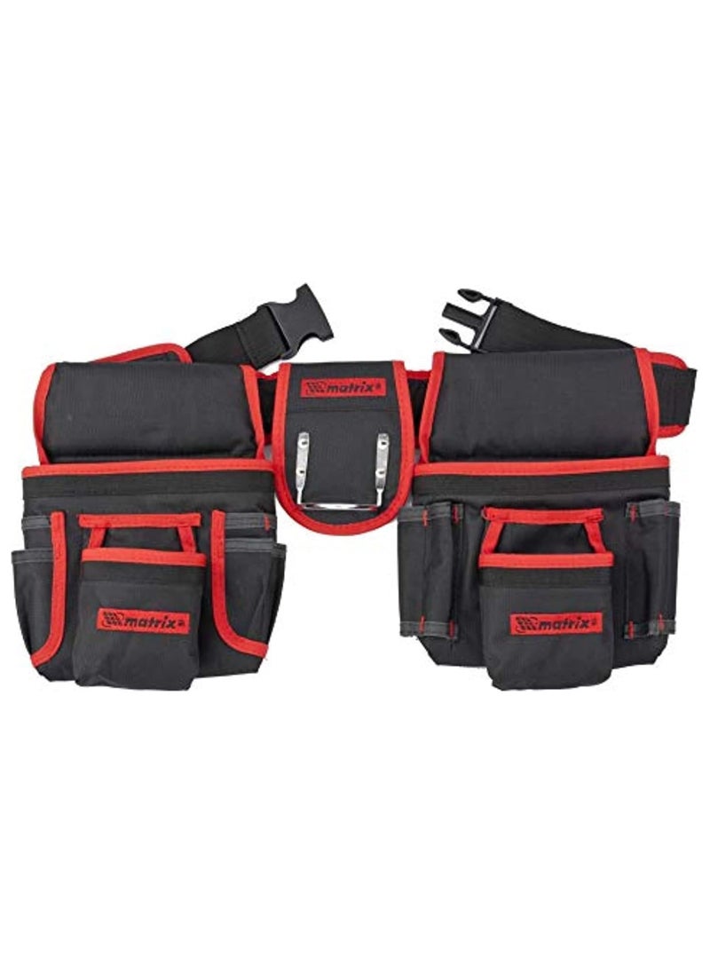 MTX MTX Double Belt Tool Bag with 20 Pockets and Hammer Holder (902409) 