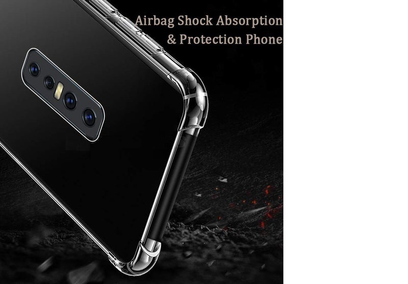 Realcase Ultra Thin Soft Silicone TPU Transparent Back Cover Case for Vivo V17 Pro - Image 2