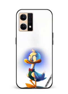Protective Case Cover For Oppo Reno7 Donald Duck Design Multicolour