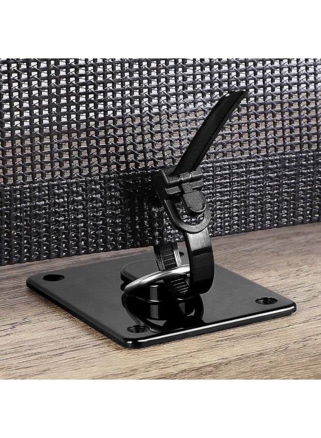 GRENFU Mesh Dog Gate Floor Adhesive Hooks 2-Pack No Drilling Retractable Baby Gates Hooks Prevent Babies and Pets from Going Under The Mesh Baby Gate Ground Anchor Hooks Ideal for Securing to Floors, Stairs - Image 1