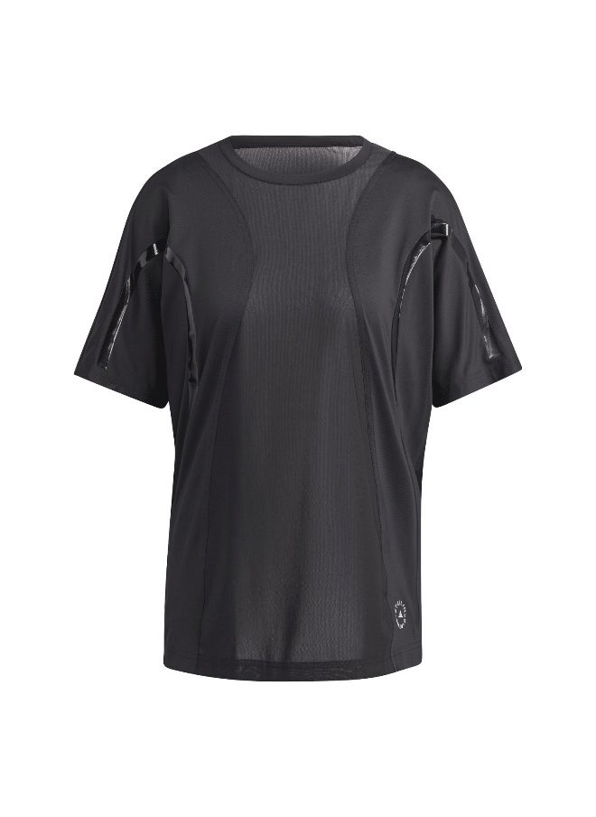 Adidas Adidas Asmc Tpa L Tee Black Running T-Shirts For Women Xs  - Image 2