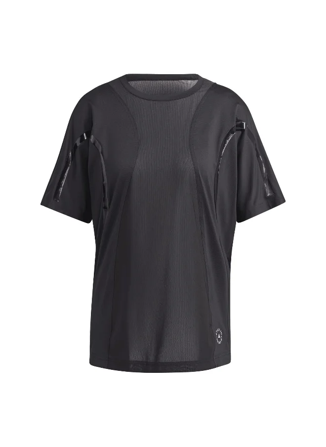 Adidas Adidas Asmc Tpa L Tee Black Running T-Shirts For Women Xs