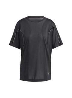 Adidas Adidas Asmc Tpa L Tee Black Running T-Shirts For Women Xs  - Image 1