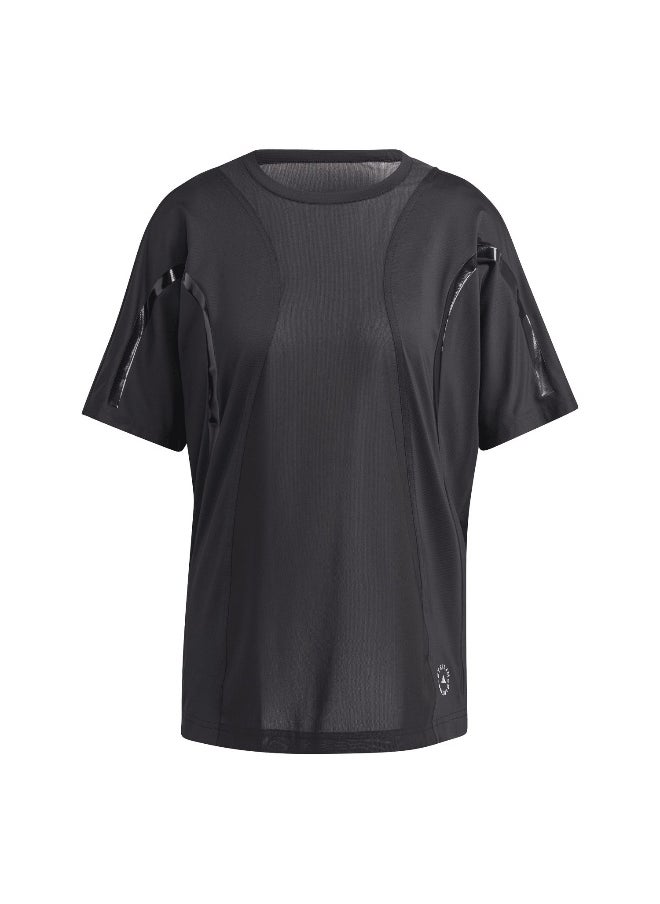 Adidas Adidas Asmc Tpa L Tee Black Running T-Shirts For Women Xs  - Image 1