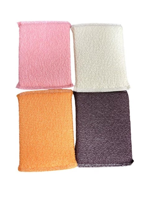4pcs Soft Sponge Scrubbing Pads