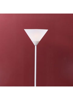Generic غرفة معيشة حديثة وبسيطة، غرفة نوم، مصباح أرضي للدراسة، مصباح أرضي Elmira معدني بإضاءة بيضاء دافئة 80 وات، أبيض 178 سم  - Image 4