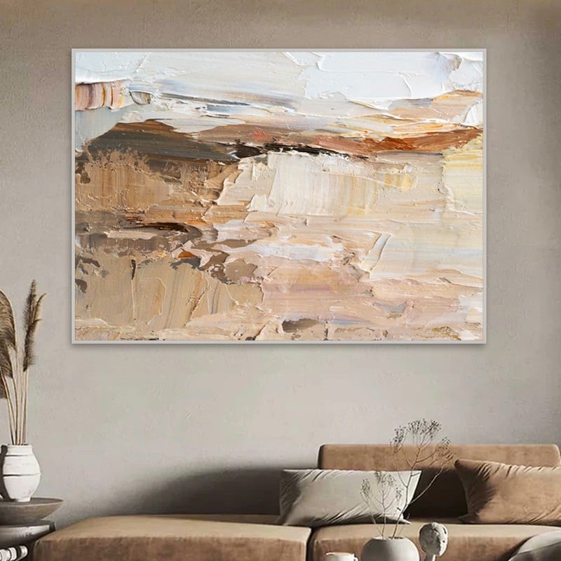 Marktna Fine Art Canvas Painting with Hollow Frame (120x80) 1 Piece - Image 3