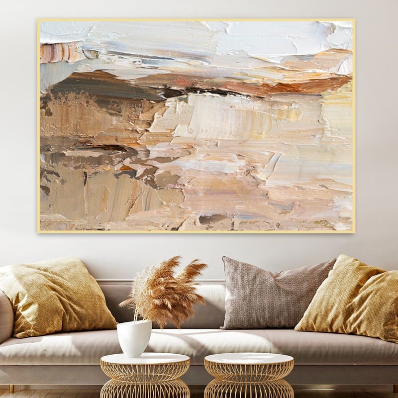 Marktna Fine Art Canvas Painting with Hollow Frame (120x80) 1 Piece - Image 1