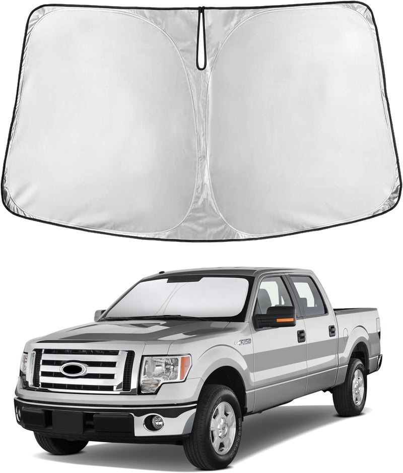 Windshield Sunshade for Ford F150 (2009-2014) - UV Heat Blocker & Protector - Image 1