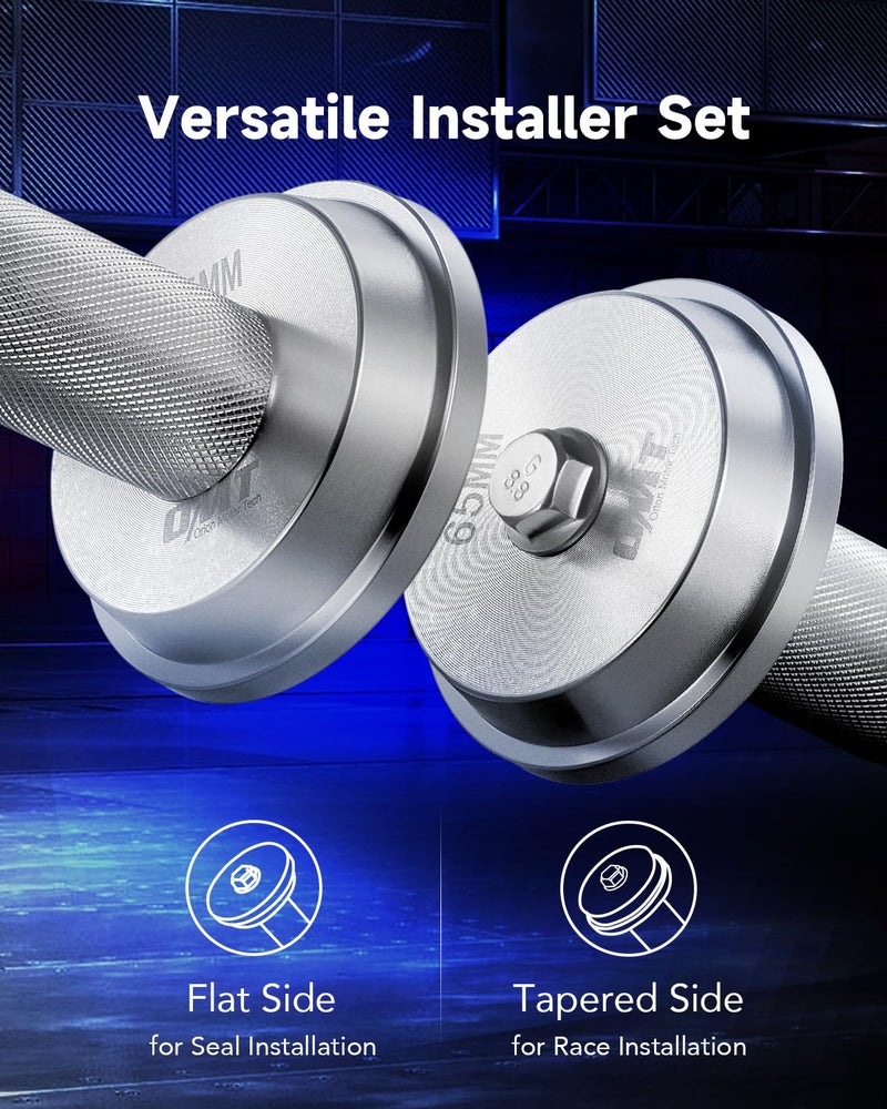 Orion Motor Tech Bearing Press Kit, 10pc Bearing Race and Seal Driver Set with Seal Driver and 9 Bearing Adapters, Seal Installer Bearing Driver Kit for Bearing Installation - Image 3