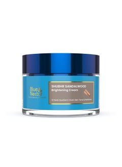 Blue Nectar Ayurvedic Sandalwood Radiance And Skin Brightening Cream 50 g  - Image 1