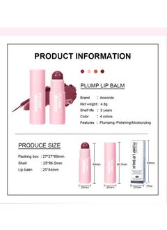 ibcccndc Lip Plumper Lip Balm Buildable Lip Color - Natural Gloss Finish - Face Makeup with Lasting Hydration  - Image 4