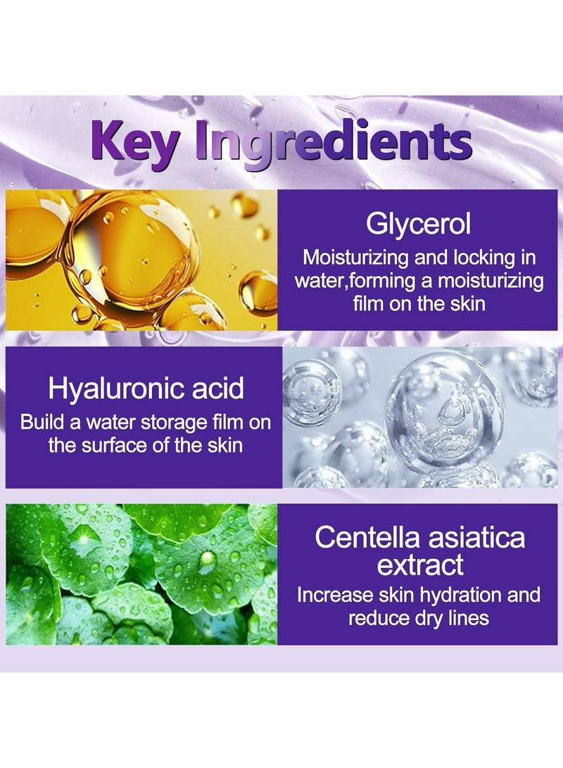 POUQUR 10 PCS Korean Face Masks, Collagen Mask for 4X Smoother & Brighter Skin, Deep Hydrating & Moisturizing, Skin Repair, Firming & Anti-Wrinkle Facial Sheet Mask - Image 5