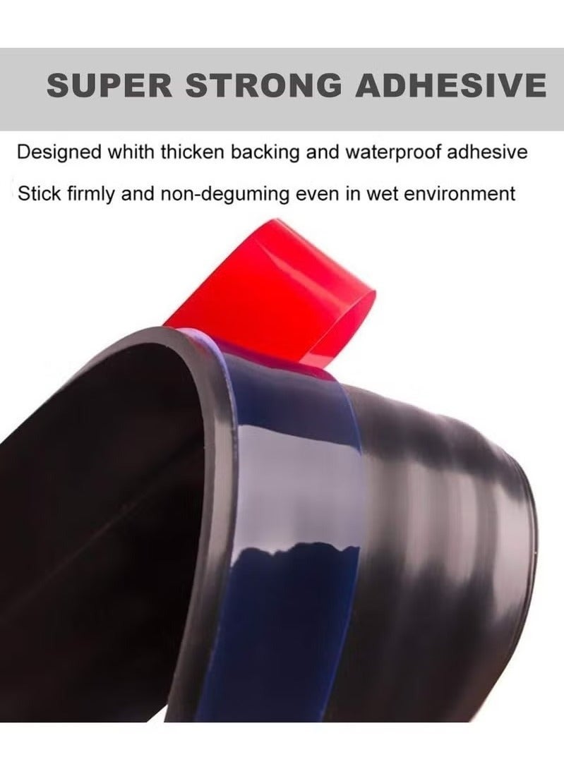 إلفسا سدادة مسودة الباب، ختم تحت الباب بطول 120 سم، ممسحة الباب للأبواب الخارجية والداخلية، مانع مسودة الباب السفلي للغبار وعزل الضوضاء - Image 3
