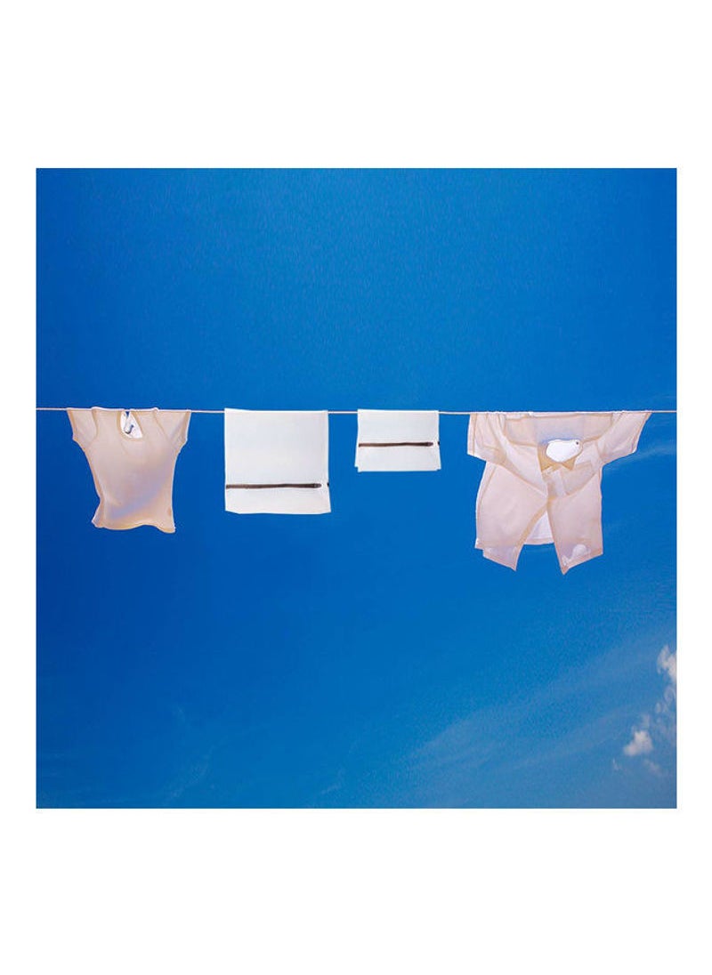 NIBEMINENT - 3-Piece Zero Laundry Bag Set White - Image 1