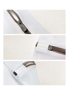 NIBEMINENT 3-Piece Zero Laundry Bag Set White  - Image 3