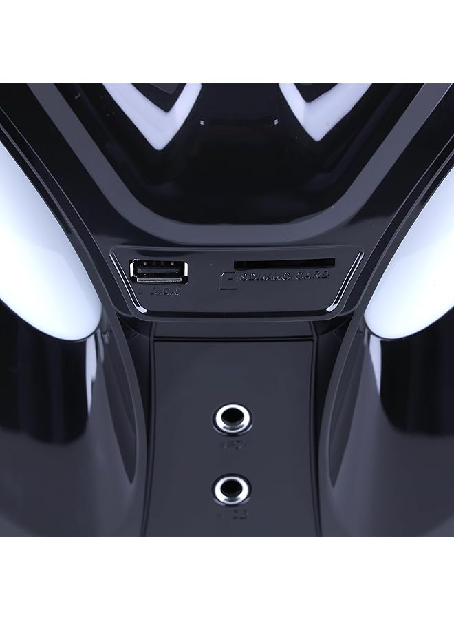 Olsenmark Multimedia Speaker 2.1 Ch With Usb Sd Fm Bluetooth And Remote Karaoke Disco Light Subwoofer Speaker: 8 Inch Satellite Speaker: 3 Inch Output: 18W*2 - Image 4