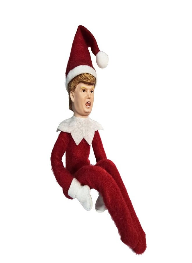 ALLAURA Party Monkeys Bend and Pose Red Elf Christmas Decoration - A Festive Christmas Ornament Elf for Holiday and Fun-Loving Families, Funny Gag Gifts for Christmas | The #1 Unique Gift (Red) - Image 1