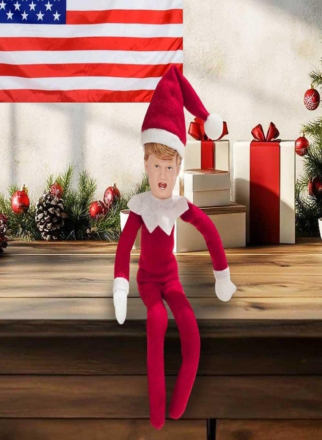 ALLAURA Party Monkeys Bend and Pose Red Elf Christmas Decoration - A Festive Christmas Ornament Elf for Holiday and Fun-Loving Families, Funny Gag Gifts for Christmas | The #1 Unique Gift (Red) - Image 5