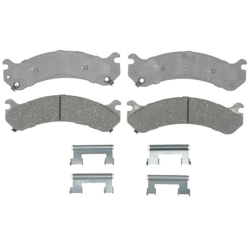 ACDelco Silver 14D784CH Ceramic Front Disc Brake Pad Set with Hardware - Image 1