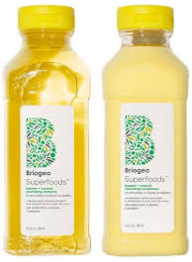 بريوجيو شامبو وبلسم بريوجيو سوبرفودز™ المغذي برائحة الموز وجوز الهند - Image 1