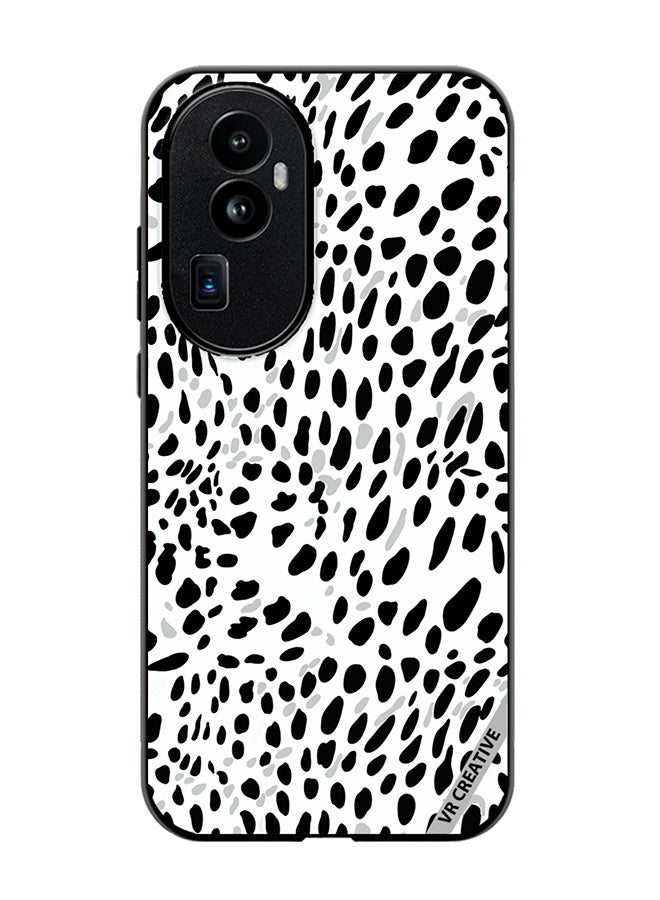 VR CREATIVE Protective Case Cover For Oppo Reno 10 Pro Plus Black Gray On A White Design Multicolour - Image 1
