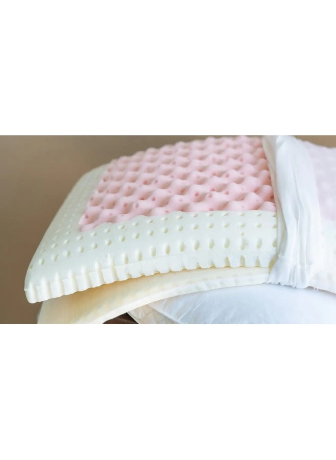 Double Side Pillow Shiatsu-CX with Massage effect and Thermoregulation and 100% Outlast cotton 70x50x14