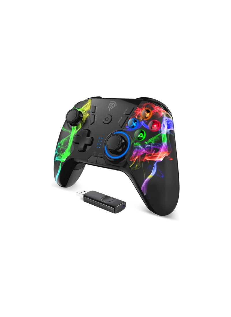 EasySMX - EasySMX 9110 Wireless Gamepad, PC Joystick, 2.4G Gaming Controller for PC Windows, Laptop, Computer, PS3, Android Smart TV Box - Image 1