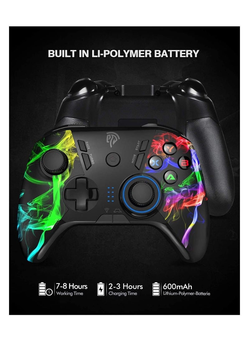 EasySMX - EasySMX 9110 Wireless Gamepad, PC Joystick, 2.4G Gaming Controller for PC Windows, Laptop, Computer, PS3, Android Smart TV Box - Image 1