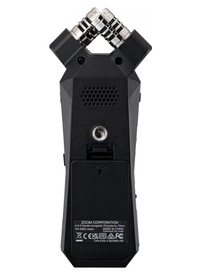زوم جهاز تسجيل ستيريو مفيد من Zoom H1essential مع تعويم 32 بت، وإمكانية الوصول، وميكروفونات X/Y، والتسجيل على بطاقة SD، وميكروفون USB، محمول، للموسيقيين، ومقدمي البث الصوتي، وصانعي الأفلام، ومنشئي المحتوى - Image 3