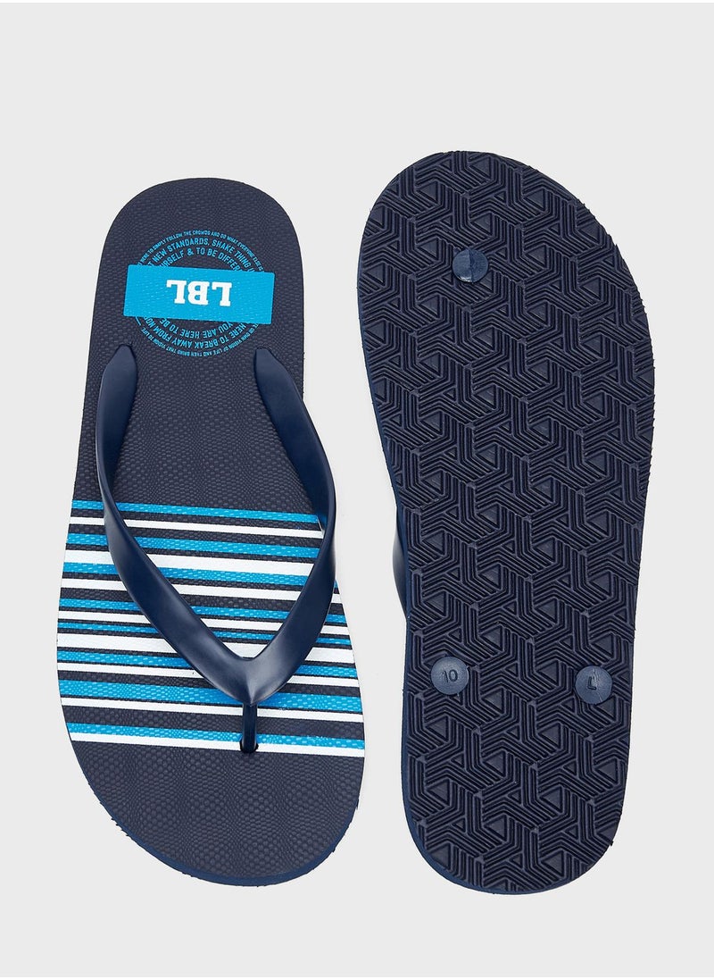 LBL by Shoexpress - Logo Flip Flops - Image 1