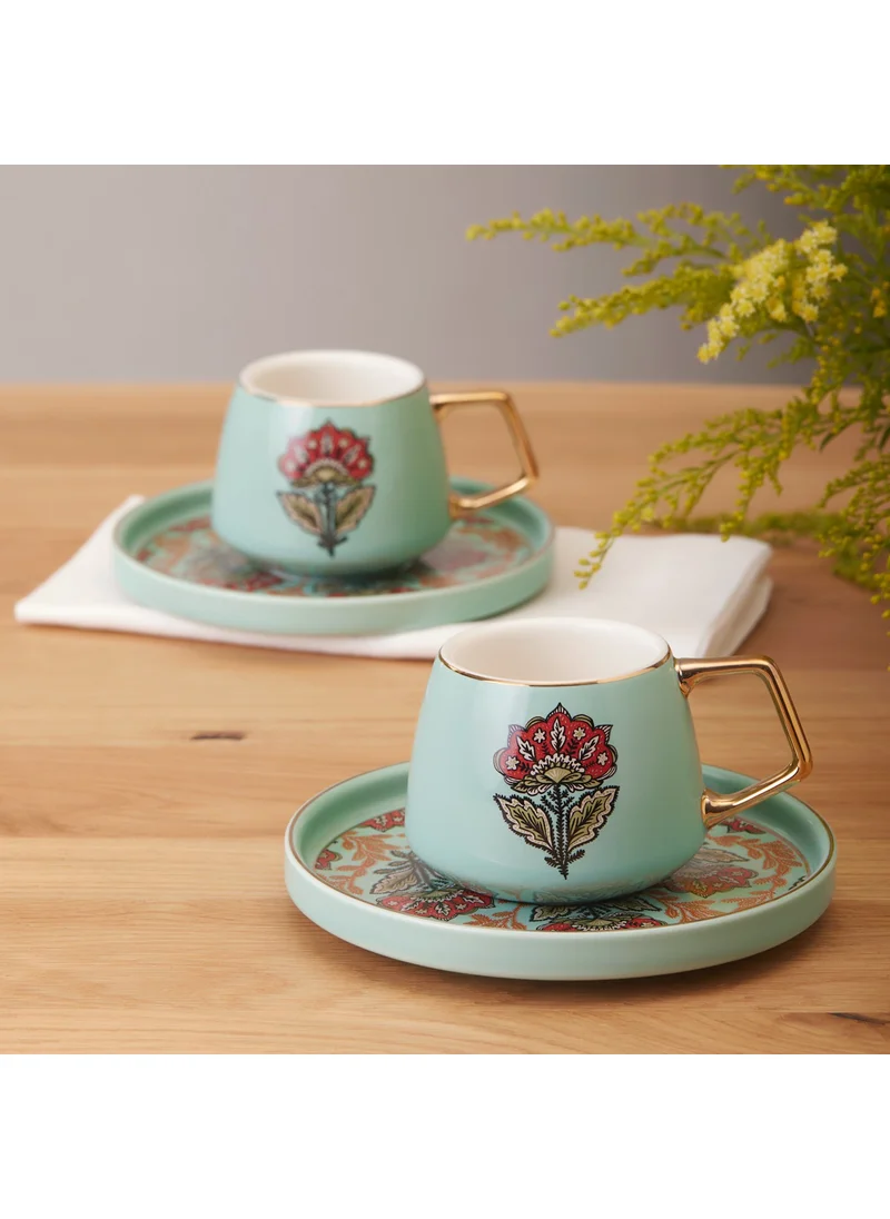 Karaca Karena Coffee Cup Set for 2 People 100 ml